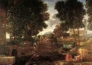 POUSSIN, Nicolas A Roman Road af oil painting